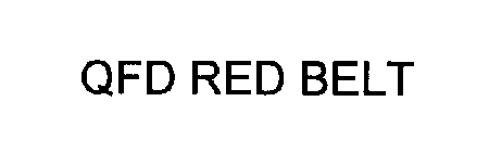 QFD RED BELT
