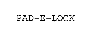 PAD-E-LOCK