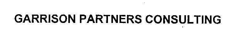 GARRISON PARTNERS CONSULTING