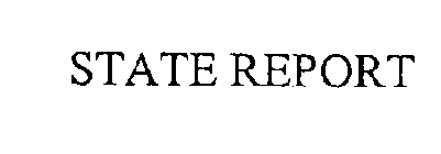 STATE REPORT