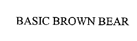 BASIC BROWN BEAR