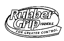 RUBBER GRIP HANDLE FOR GREATER CONTROL
