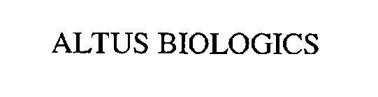 ALTUS BIOLOGICS