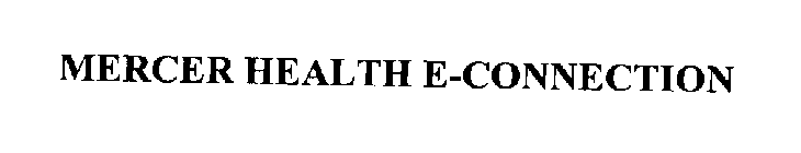 MERCER HEALTH E-CONNECTION