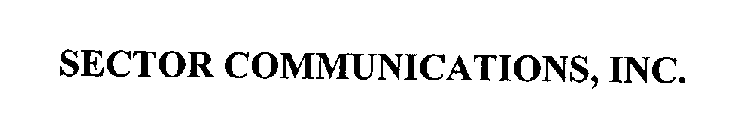 SECTOR COMMUNICATIONS, INC.