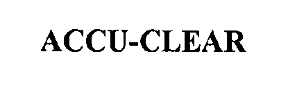 ACCU-CLEAR