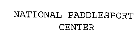 NATIONAL PADDLESPORT CENTER