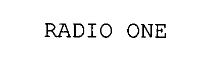 RADIO ONE