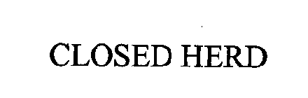 CLOSED HERD