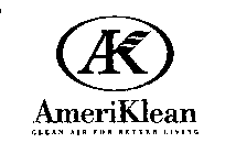 AK AMERIKLEAN CLEAN AIR FOR BETTER LIVING