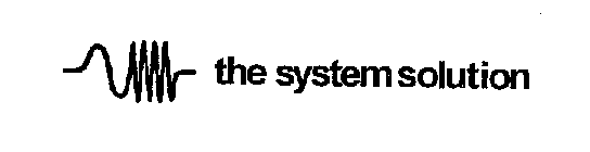 THE SYSTEM SOLUTION