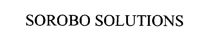 SOROBO SOLUTIONS