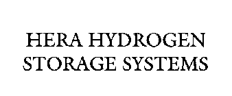 HERA HYDROGEN STORAGE SYSTEMS