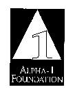 1 ALPHA-1 FOUNDATION