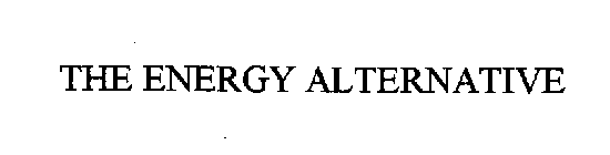 THE ENERGY ALTERNATIVE
