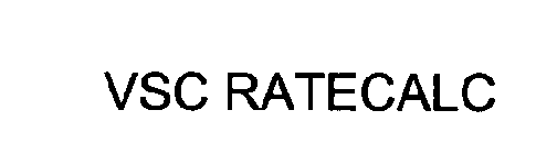 VSC RATECALC