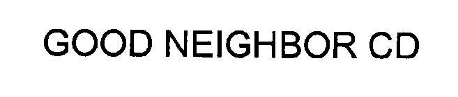 GOOD NEIGHBOR CD