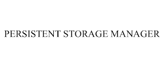 PERSISTENT STORAGE MANAGER