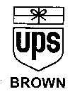 UPS BROWN