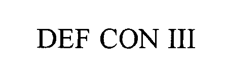 DEF CON III