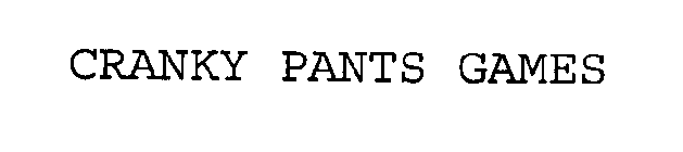 CRANKY PANTS GAMES
