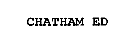 CHATHAM ED