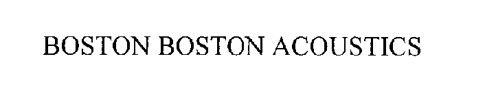 BOSTON BOSTON ACOUSTICS