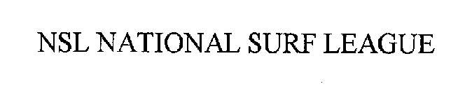 NSL NATIONAL SURF LEAGUE
