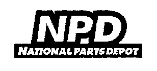 NPD NATIONAL PARTS DEPOT