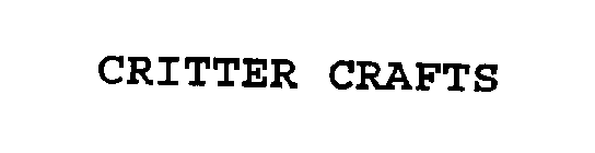 CRITTER CRAFTS