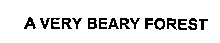 A VERY BEARY FOREST