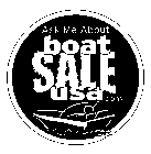 ASK ME ABOUT BOAT SALE USA.COM