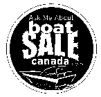 ASK ME ABOUT BOAT SALE CANADA.COM