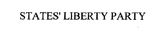 STATES' LIBERTY PARTY