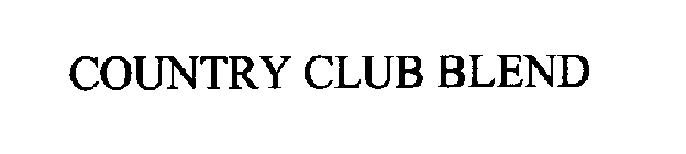 COUNTRY CLUB BLEND