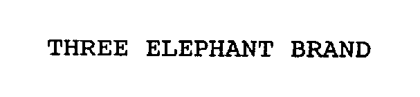 THREE ELEPHANT BRAND