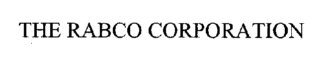 THE RABCO CORPORATION