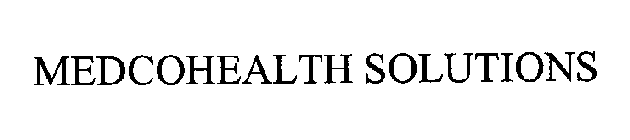 MEDCOHEALTH SOLUTIONS