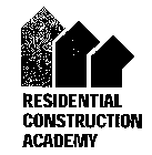 RESIDENTIAL CONSTRUCTION ACADEMY