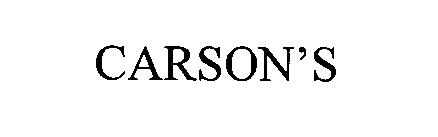 CARSON'S