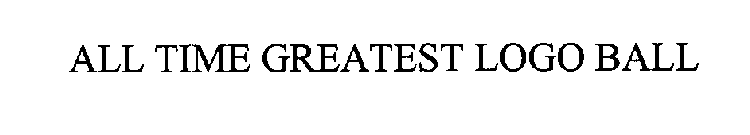 ALL TIME GREATEST LOGO BALL