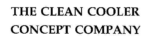 THE CLEAN COOLER CONCEPT COMPANY