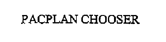 PACPLAN CHOOSER