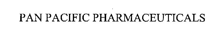 PAN PACIFIC PHARMACEUTICALS