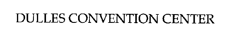 DULLES CONVENTION CENTER