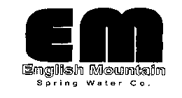 EM ENGLISH MOUNTAIN SPRING WATER CO.