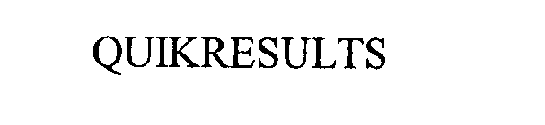 QUIKRESULTS