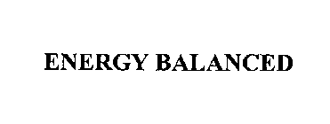 ENERGY BALANCED