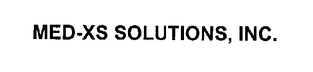 MED-XS SOLUTIONS, INC.