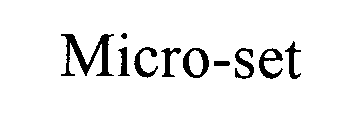 MICRO-SET